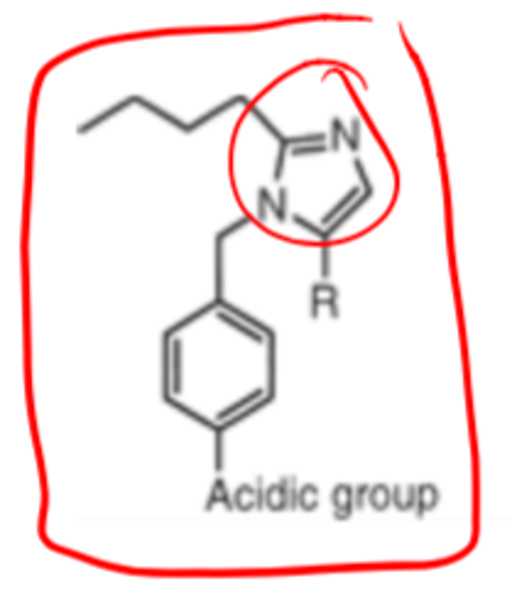 <p>- imidazole</p><p>- isometric</p>