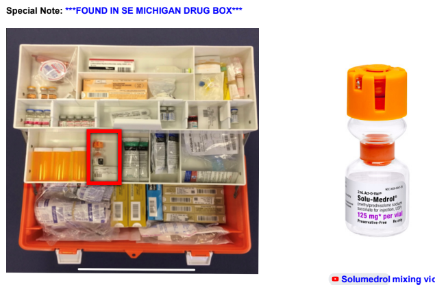 <p>Methylprednisolone (Solu-Medrol)</p>