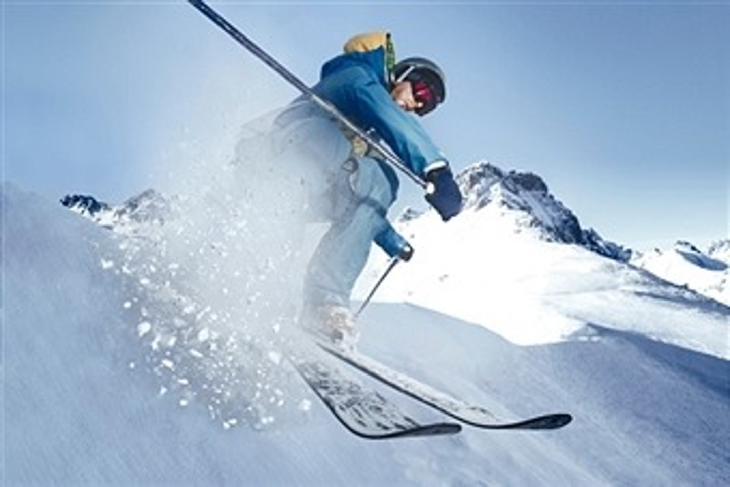 <p>off trail skiing</p>