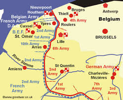 <p>Most fighting was done here. A line of trenches divided the Allied forces from the central powers between France and Germany.</p>