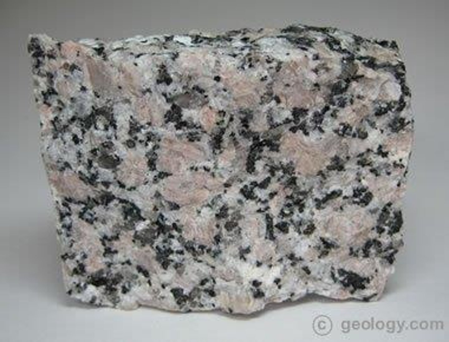 <p>Form from magma underground, larger mineral grains.</p>