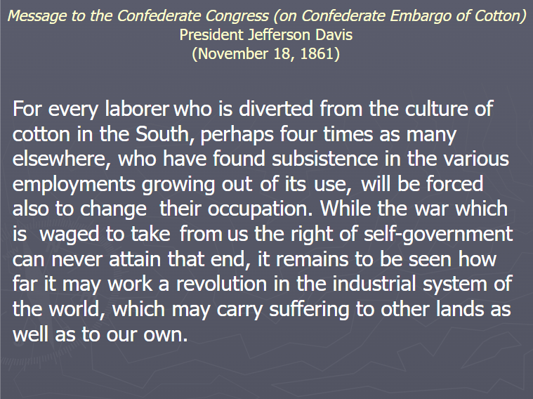 <p>(Topic 5.8) Message to Confederate Congress</p>