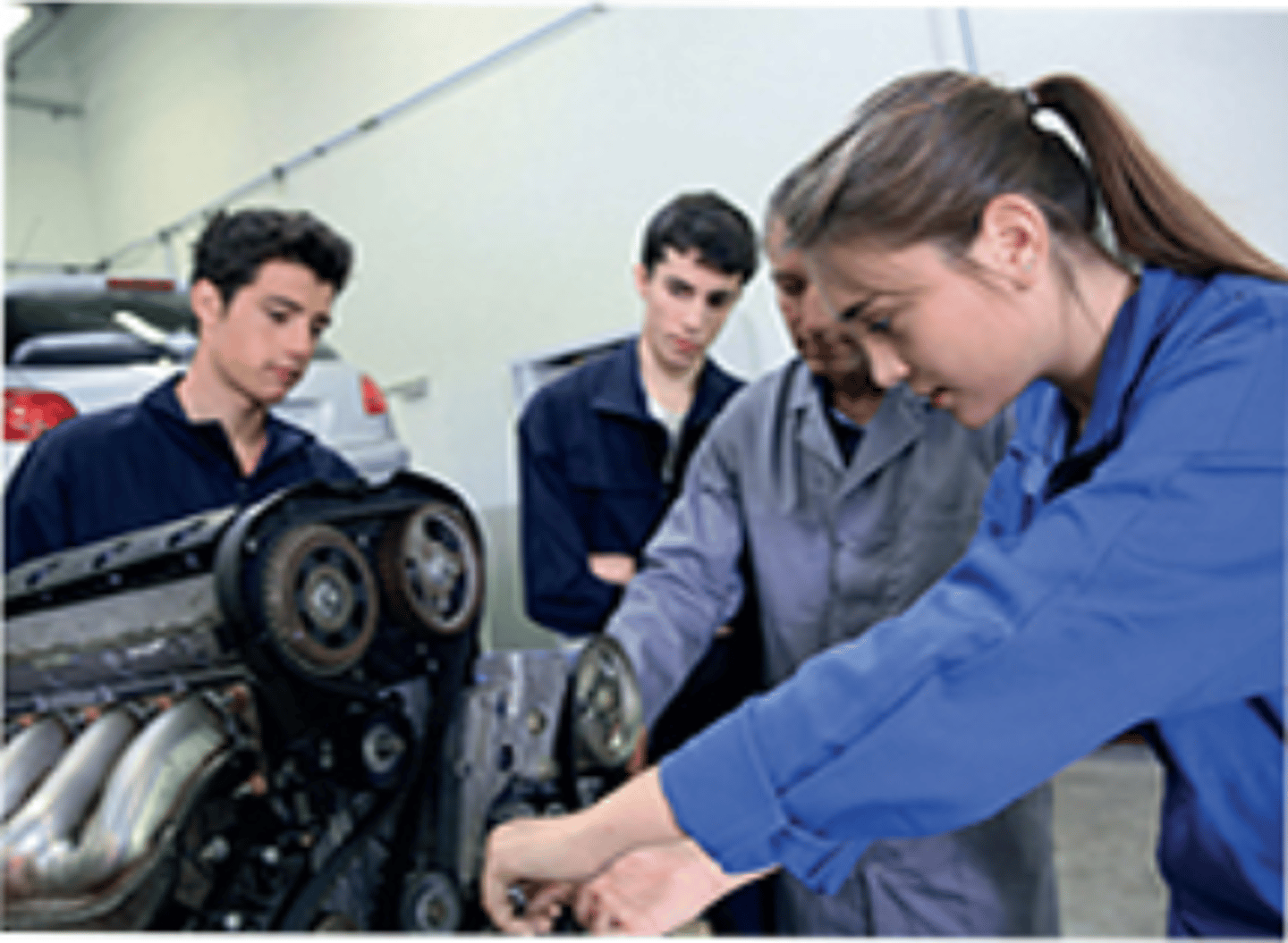 <p>The study or job of repairing cars and trucks.</p>