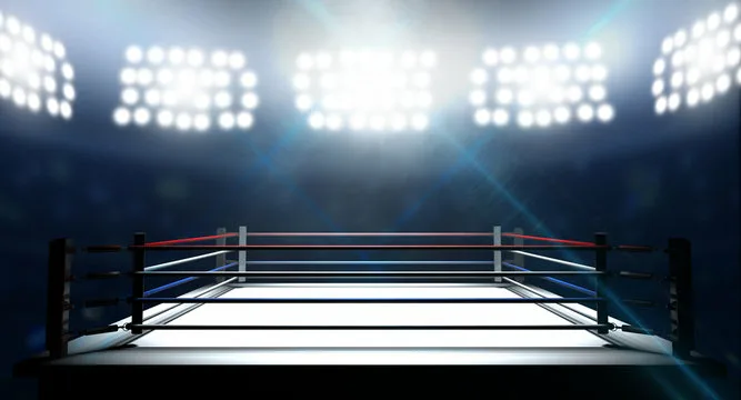 <p><span>An enclosed space for boxing or wrestling</span></p>