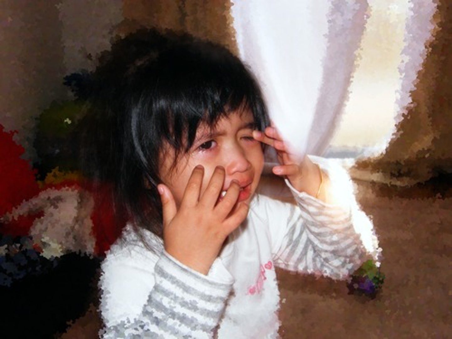 <p>Hypersensitive (adj) /ˌhaɪpəˈsensətɪv/= Oversensitive (adj) /ˌəʊvəˈsensɪtɪv/</p>