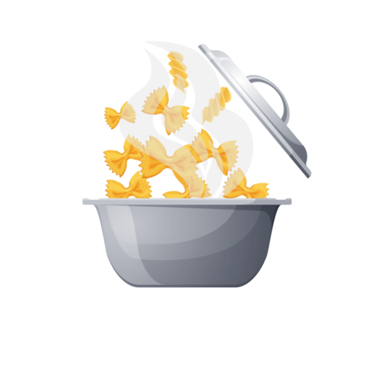 <p>Mina cooks her favorite pasta.</p>