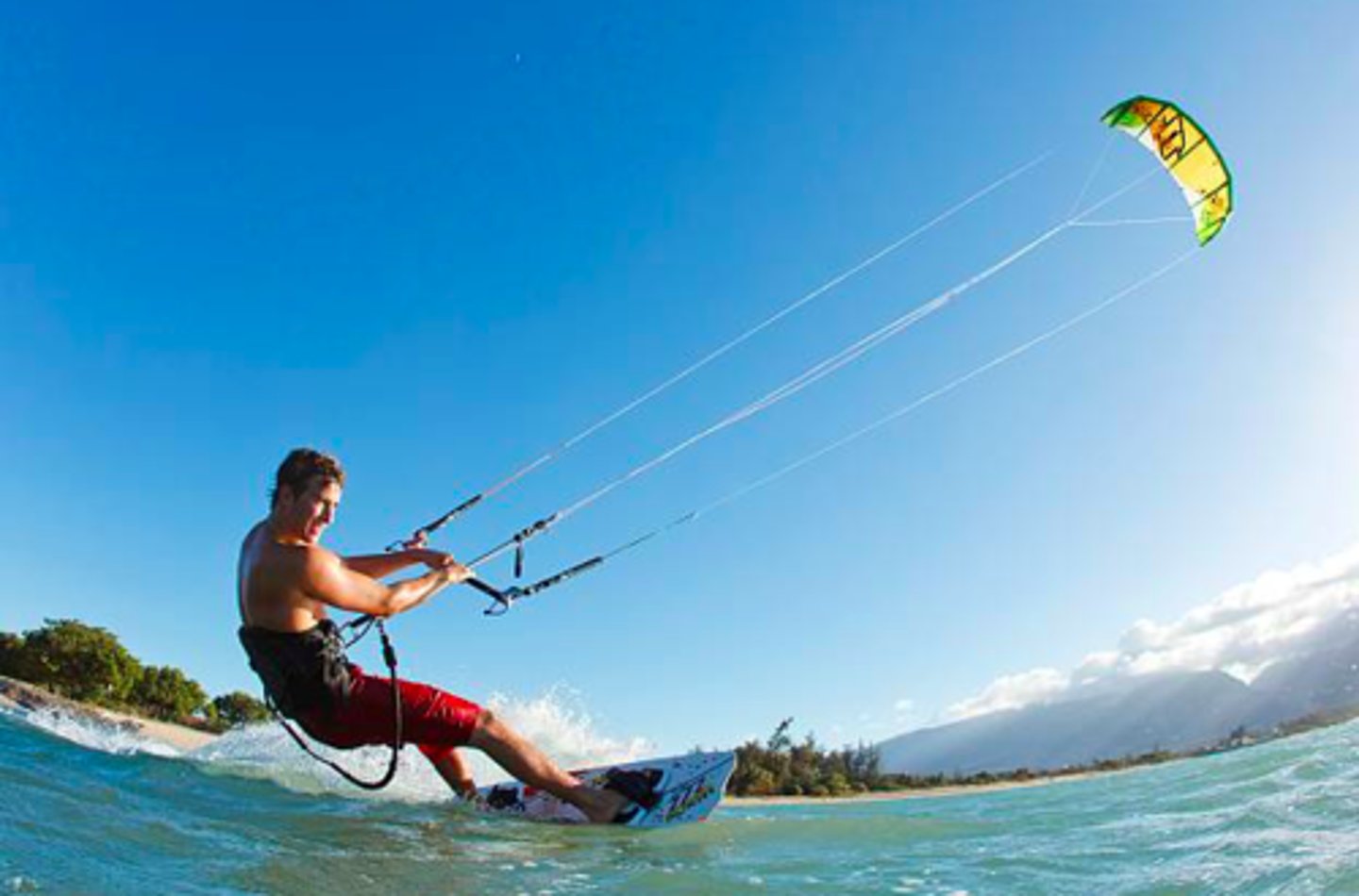 <p>kite surfing</p>