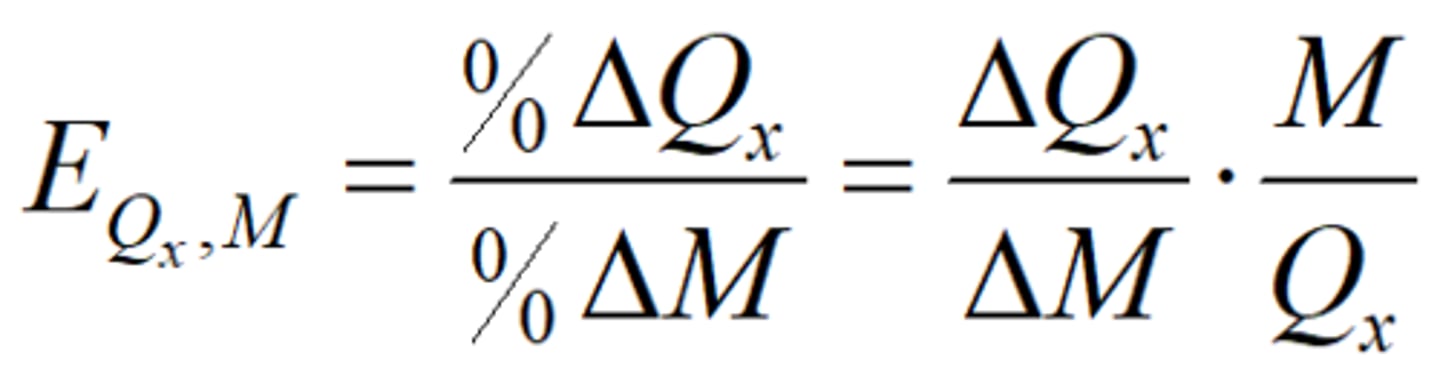 <p>The percentage change in quantity demanded that arises due to a given percentage change in income</p><p>Inferior goods (E &lt; 0) a consumption of a good goes down as income goes up</p><p>Normal goods (E &gt; 0)</p>