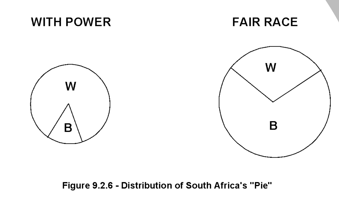 <p>What did the white community gain from its power?</p>