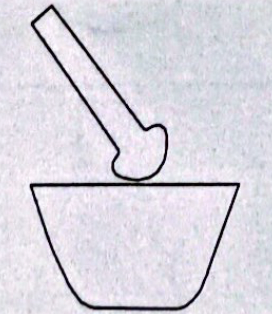 <p>porcelain piece of equipment that can be used for crushing and grinding</p>