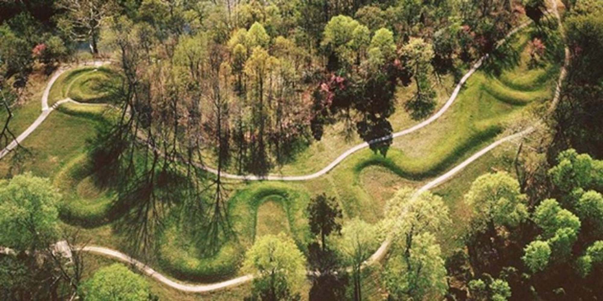 <p><strong>Context: </strong>made by settled peoples who cultivated maize, beans, etc,.. and had an organized labor force. No written records left </p><p>-many native cultures in the Middle Ohio Valley attributed supernatural powers to snakes as well as including them in spiritual practices.</p><p>-Mississippian period: growth of towns/mounds. Belief in the supernatural where there was a world above/below and an earthly center. They believed the earth was a disc that periodically faced these worlds</p><p>-Probably made by the Fort Ancient Culture. They were influenced by Mississippian culture to build the mounds (rattlesnake theme) or could have refurbished the structure</p><p>-BEFORE European conquest </p><p></p><p><strong>Form: </strong>crescent-shaped and the head located at the east, the tail the west. It has 7 winding coils in between. </p><p>-The oval shape could be an enlarged eye, egg, or jaw. Could be the sun (solar eclipse) or mimic the Draco constellation. </p><p>-conforms to the natural topography (high plateau overlooking a creek) where the head approaches a steep natural cliff. The head aligns with the summer solstice sunset and the tail points to the winter solstice sunrise. Curves of the body could follow lunar phases or align with the two solstices/equinoxes. </p><p>-no artifacts or graves, but nearby the burials the Adena (not Fort) created </p><p>-Mound: large earthen structure with flat top</p><p></p><p><strong>Function: unknown</strong></p>