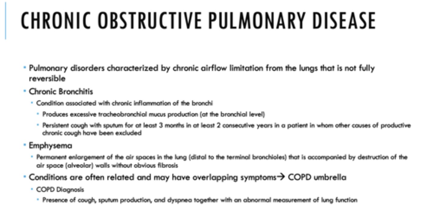 <p>Chronic obstructive pulmonary disease (COPD)</p>