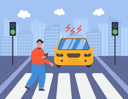 <p>(v.) <em>to take place, usually without being planned first</em></p><p>“Very bad things can _______ if you look at your phone while walking.”</p>