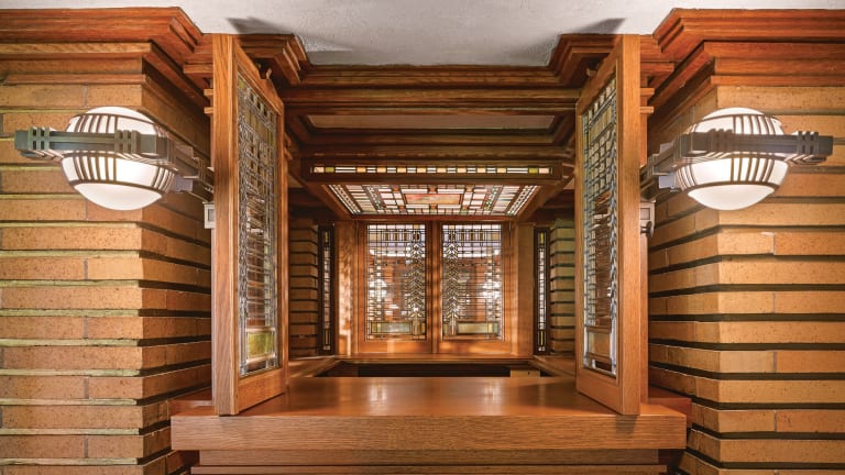 Having less color to help bring natural light to the space and the geometric/abstract shapes gets taken by the idea of glass and looks like a mystical element