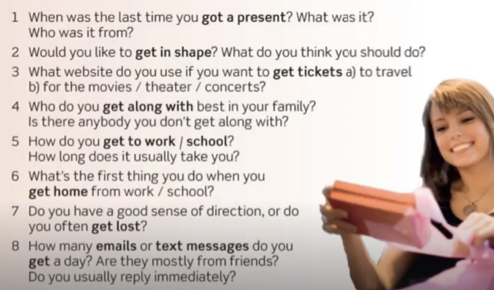 <p><strong><u><mark data-color="#86e1f0" style="background-color: rgb(134, 225, 240); color: inherit;">FREER PRACTICE</mark></u></strong></p><p>.</p><p><strong><u><mark data-color="#dbedbf" style="background-color: rgb(219, 237, 191); color: inherit;">WHOLE CLASS FEEDBACK</mark></u></strong> - Bring <br>students back together and ask <br>them what they learned <br>about their partner.</p><p>.</p><p><em><sub>End of Freer Practice</sub></em></p><p><em><sub>Next: Delayed Error Correction</sub></em></p><p>****************************************************************************</p>