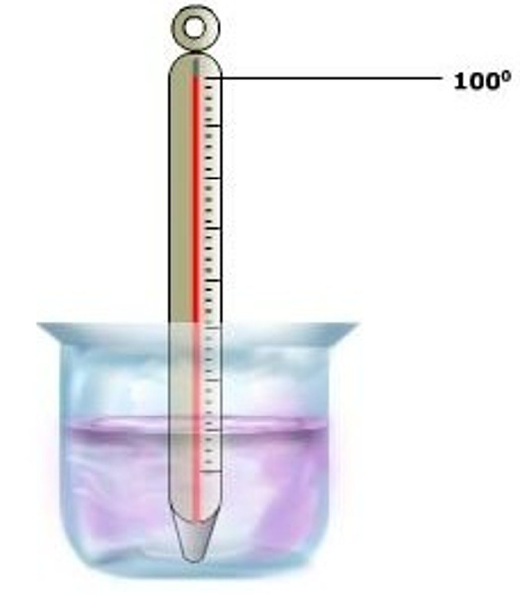 <p>The temperature at which a liquid changes to a gas</p>