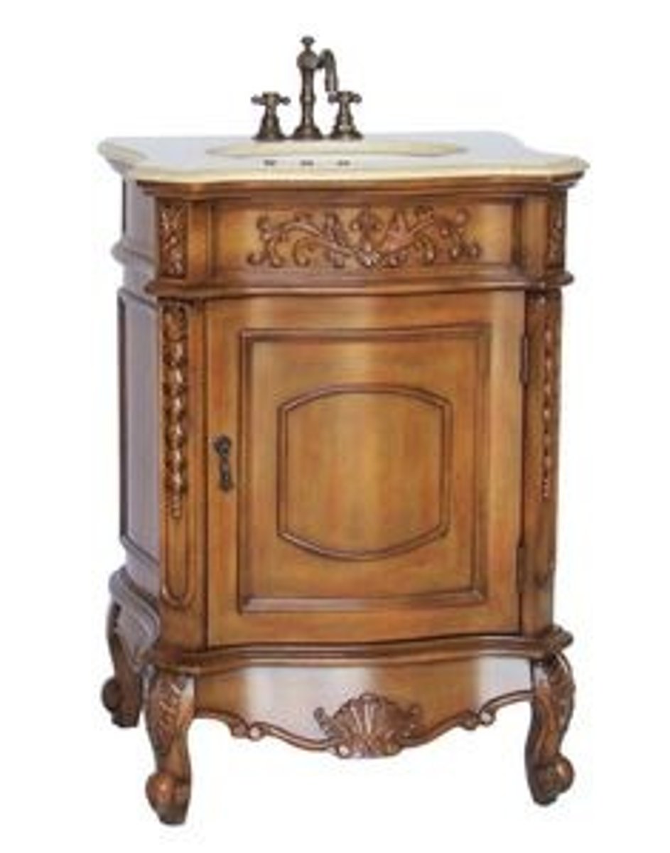 <p>Dresser with sink for washing of face.</p>