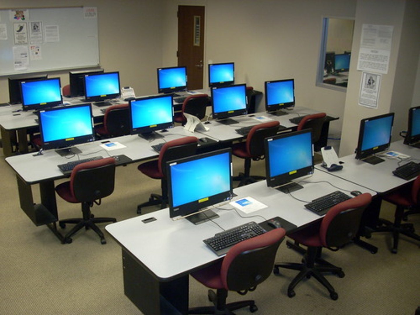 <p>the computer classroom</p>