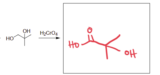 <p>oxidation of alcohols (creates carboxylic acid)</p>