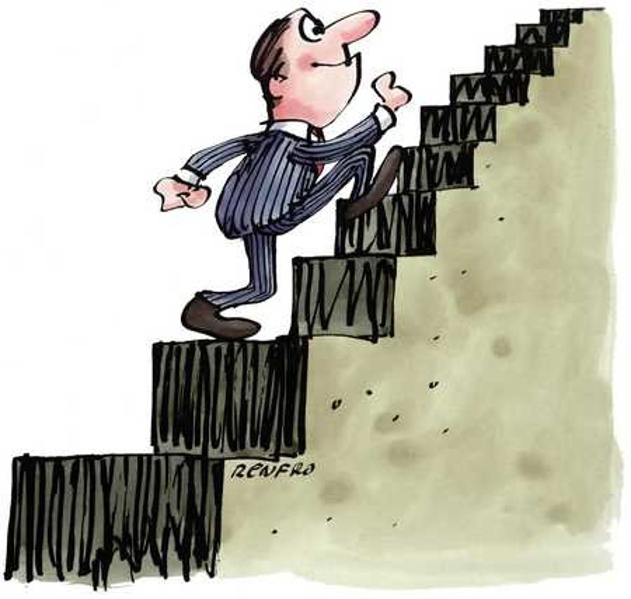 <p>to climb stairs</p>