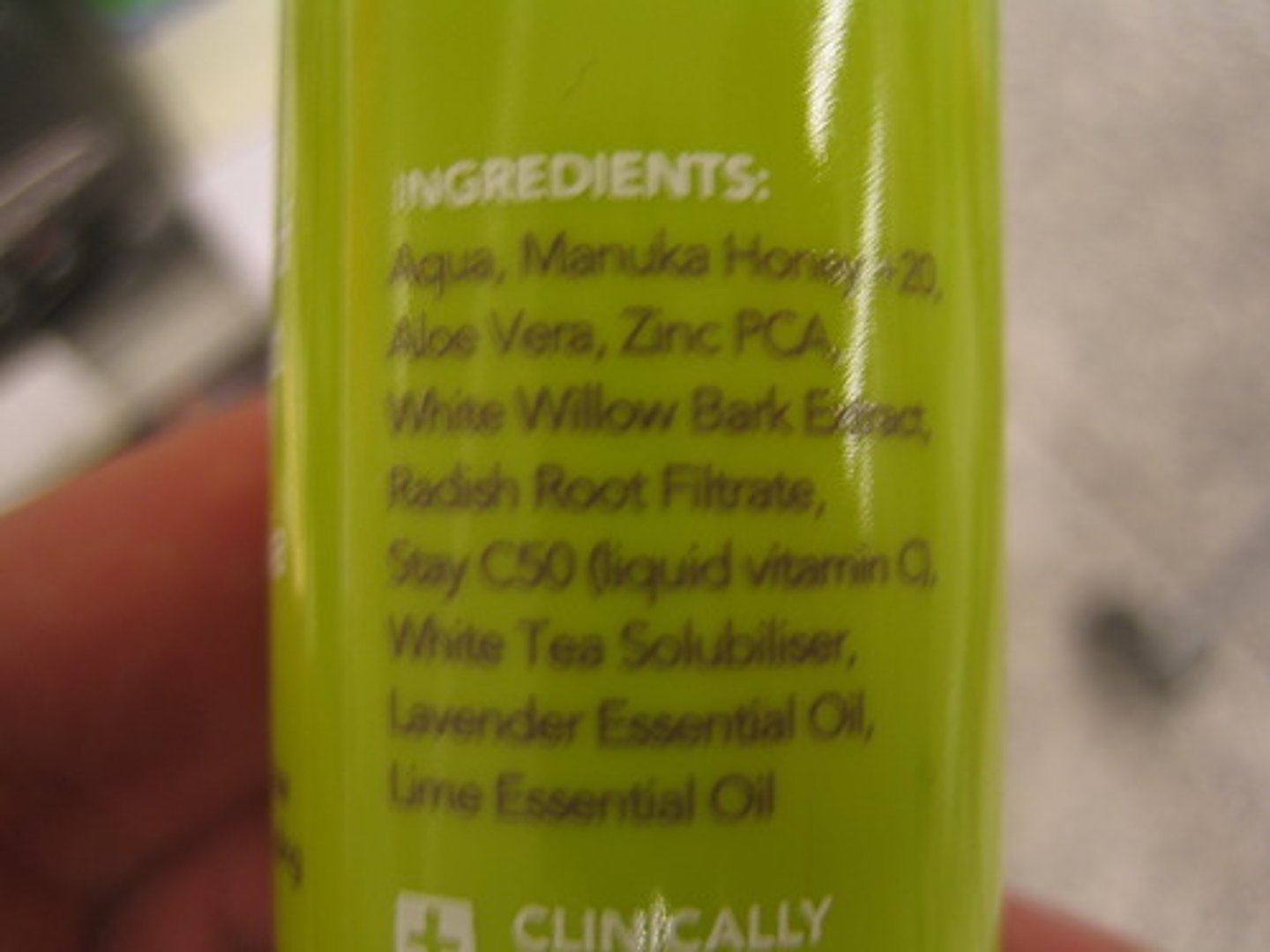 <p>preservative</p>
