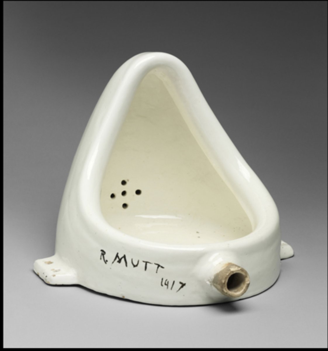 <p>Marcel Duchamp, "Fountain", 1964 (originally 1917)</p>