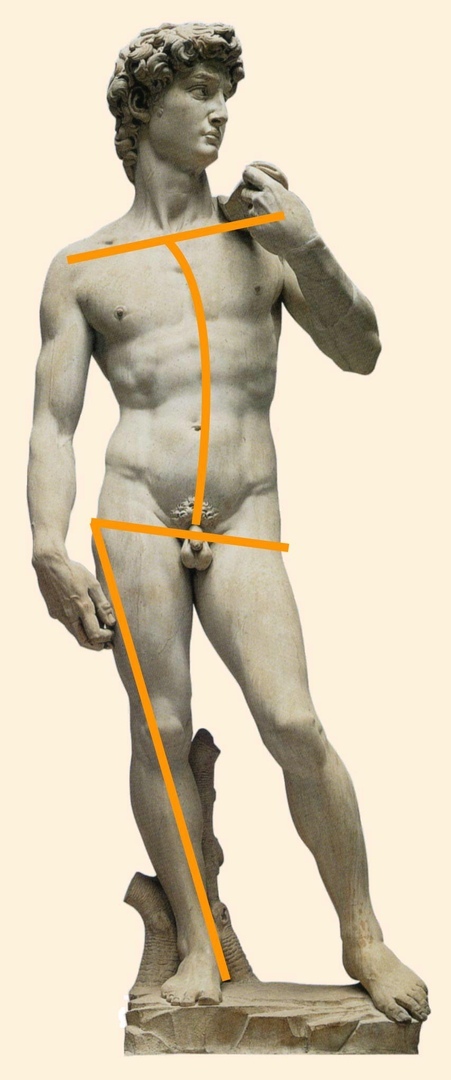 <p>Хиазм (контрапост)</p>