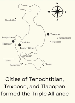 <p>● Emperor of Tenochtitlan</p><p>● Formed the Aztec "Triple Alliance" which was the basis for the empire</p><p>● Built roads and temples, established a strong religious and government structures</p><p>● Constantly engaged in conquering nearby city-states</p><p>● Conquered states had to pay exorbitant tribute to Tenochtitlan</p>