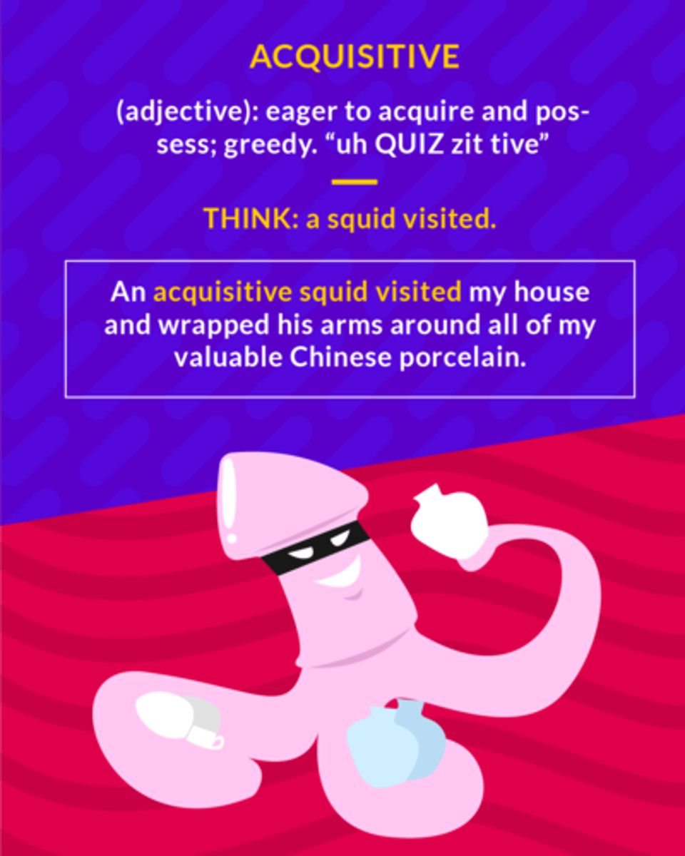 <p>(adj.) greedy</p>