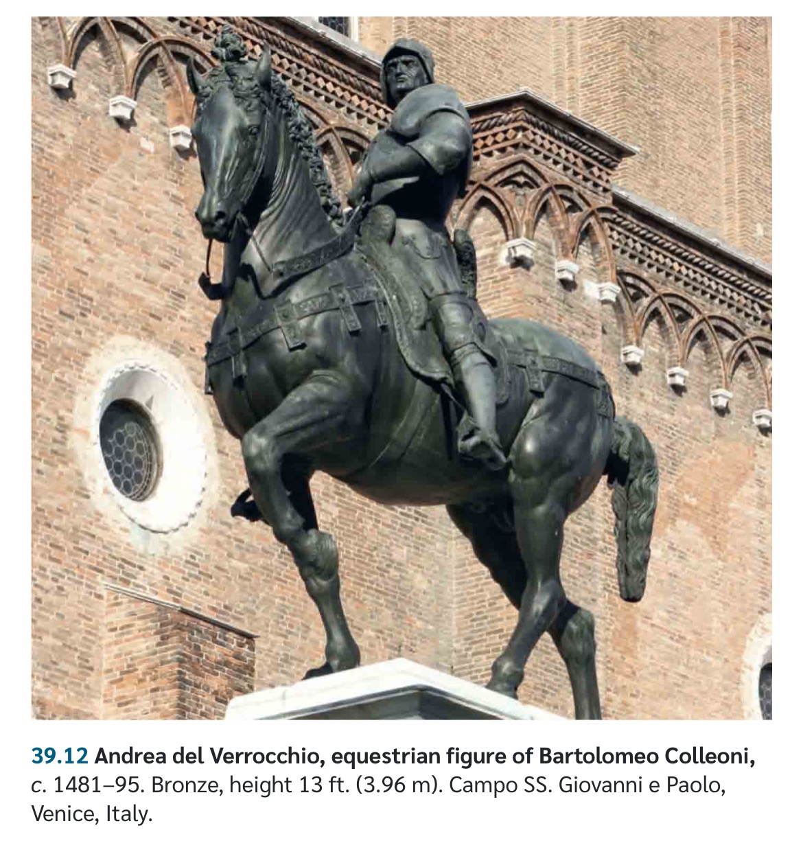 <p><span>Equestrian figure of Bartolommeo Colleoni</span></p>