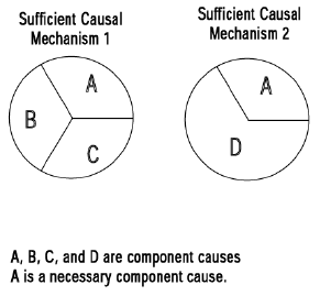 A disease can have multiple
sufficient causal mechanisms