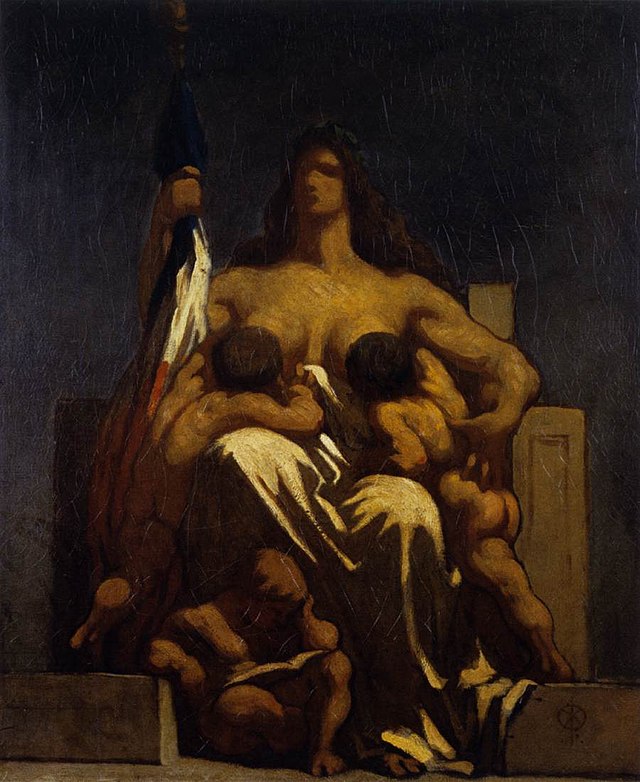 <p>tableau allogorique et politique </p>