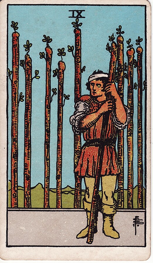 <p>Nine of Wands</p>