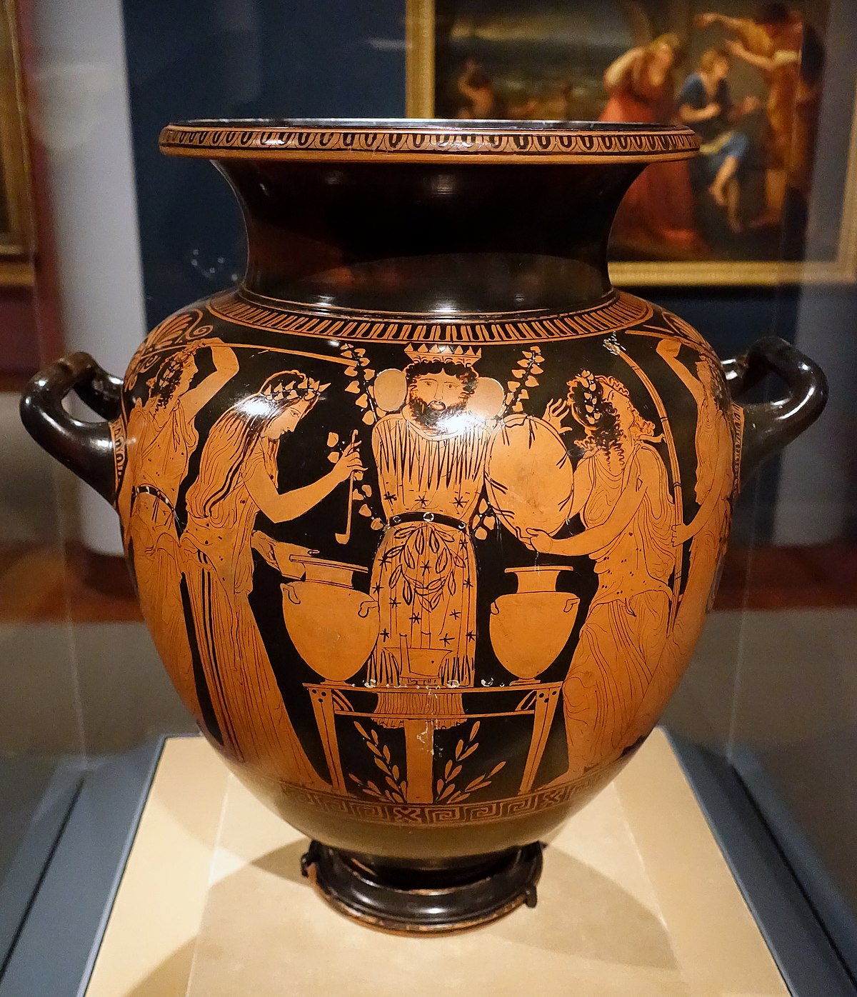 <p>How useful is this pot in showing a Dionysiac ritual?</p>