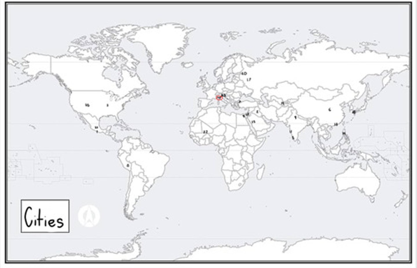 <p>What is #10? (cities)</p>