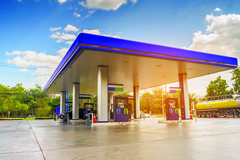 petrol station