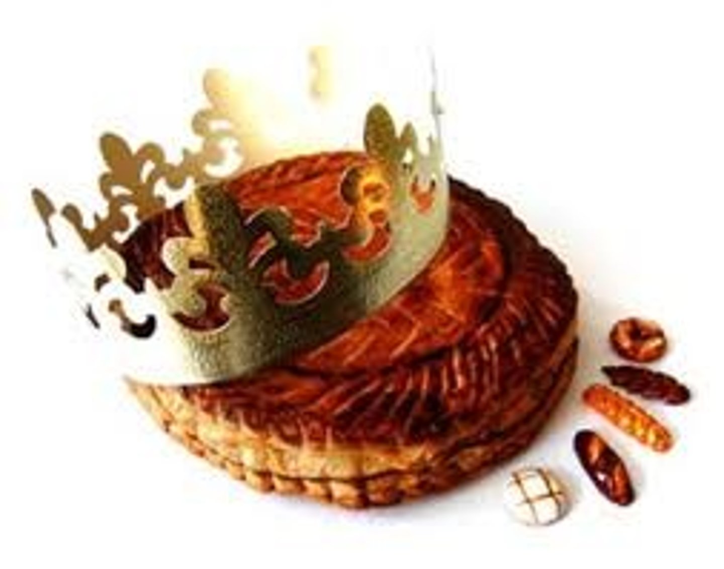 <p>a Kings' cake for epiphany</p>