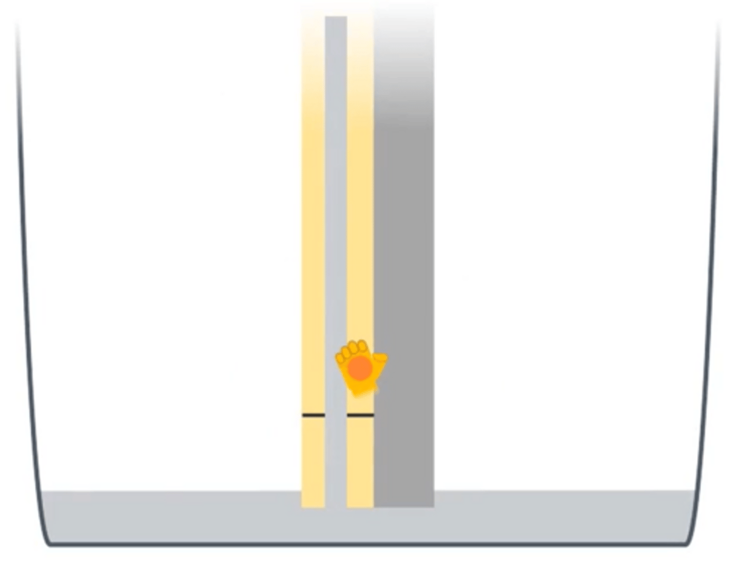 <p>The balance between solubility in the moving phase and retention by the stationary phase varies between the components.</p><p>1. Level of retention of the component by the stationary phase. Whether the component and the stationary phase are both polar, or could form hydrogen bonds.</p><p>2. The level of solubility of the component in the moving phase.</p>