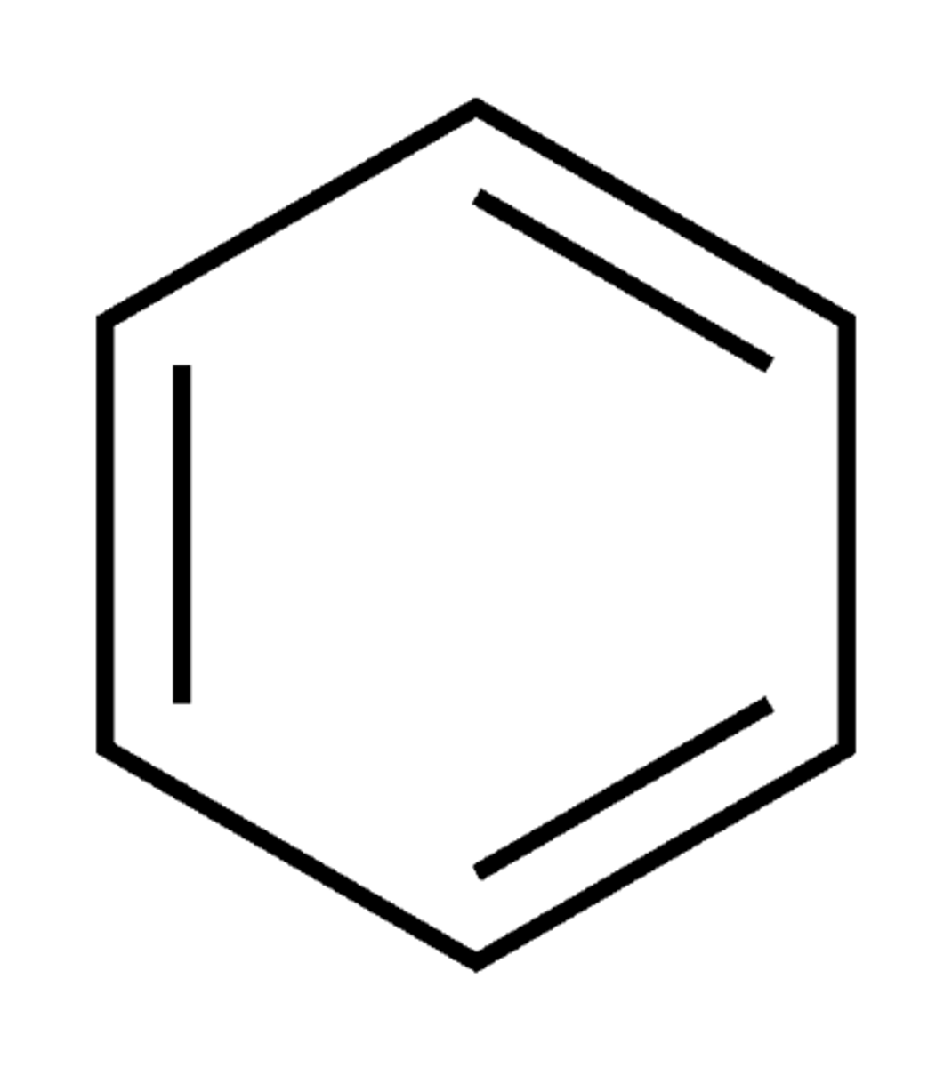 <p>aromatic compound (unsaturated Carbond bonds) alkenes</p><p>Chemical formula: C6H12</p>