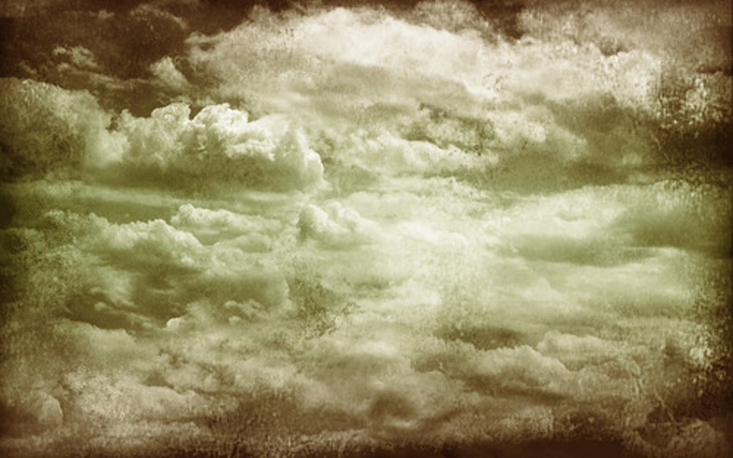 <p>it was cloudy</p>