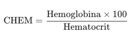 <p>32–36 g/dL</p><p>↓ → hipocromă (anemie feriprivă)</p>
