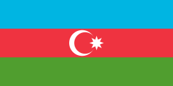<p>Azərbaycan Respublikası (Republic of Azerbaijan)</p><p>(from Atropates, a Persian satrap/governor under the Achaemenid Empire, meaning "Protected by the (Holy) Fire" or "The Land of the (Holy) Fire")</p>