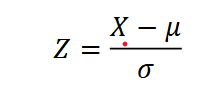 <p>To standardize a variable to obtain a random variable with a distribution with a mean of zero and variance of 1, we subtract by its mean and divide by the standard deviation. </p>