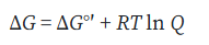 <p>reaction quotient </p>