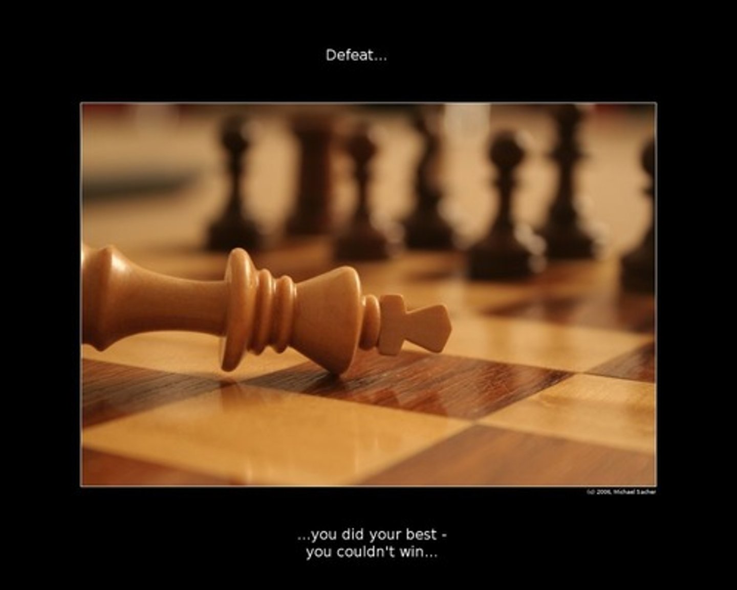<p>defeat</p>