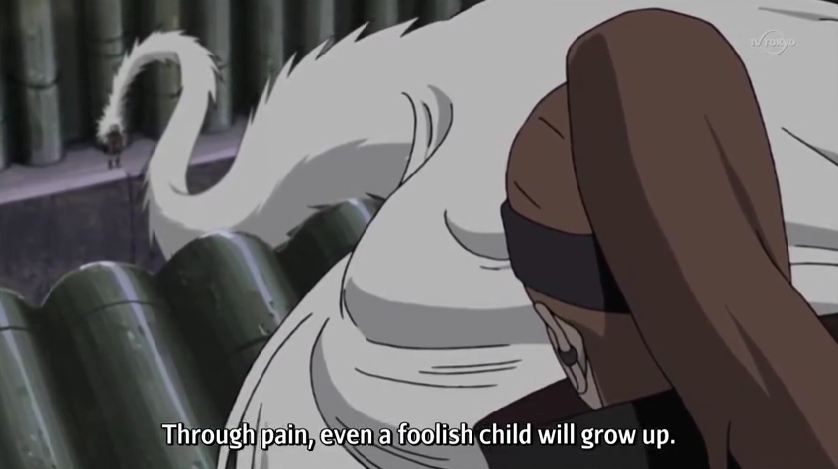 <p>すぎる ou 過<span>ぎる: </span>to be excessive; to be too much; to be too ... (<em>often used after adj. stems or the -masu stems of verbs</em>)</p><p>ill: Rukia qd elle apprend que les Espadas sont déjà sur Terre (bien avant décembre) : “Hayai すぎる” &lt;=&gt; 早いすぎる : That’s too early</p><p>ill: Nagato à Jiraya qui lui demande qu’est-ce qu’il a fait changé et où est passé Yahiko: “Koko de wa hito ga shiniすぎる. Sorera no itami ga ore o seichō saseta. Muchi de orokana kodomo mo, itami o shiru koto de hito e to seichō suru.“ &lt;=&gt; ここでは人が死にすぎる。それらの痛みが俺を成長させた。無知で愚かな子供も、痛みを知ることで人へと成長する。: Too many people die here. The pain of all that made me grow. Even ignorant, foolish children grow into people by experiencing pain.</p>
