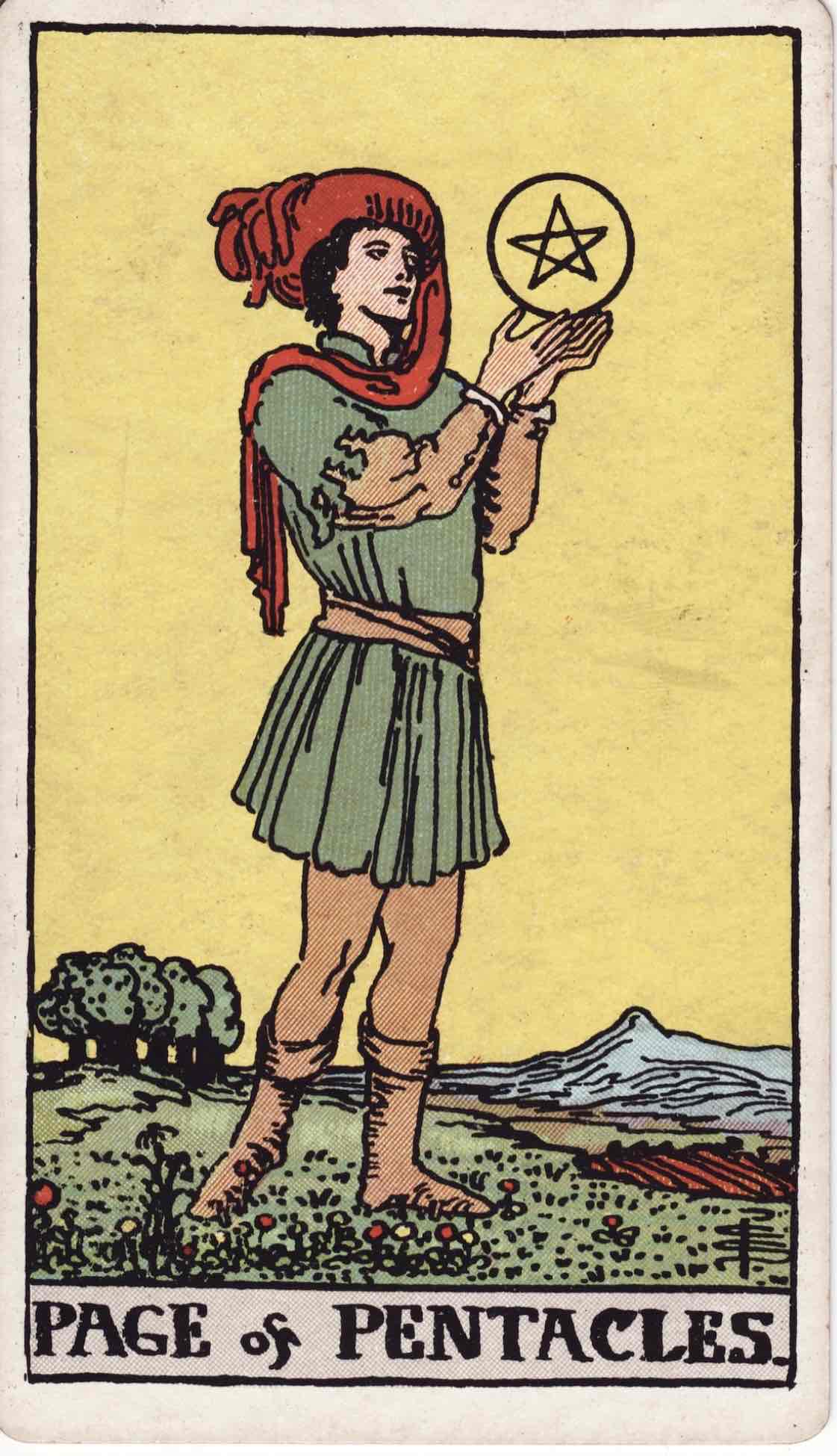 <p>Page of Pentacles</p>