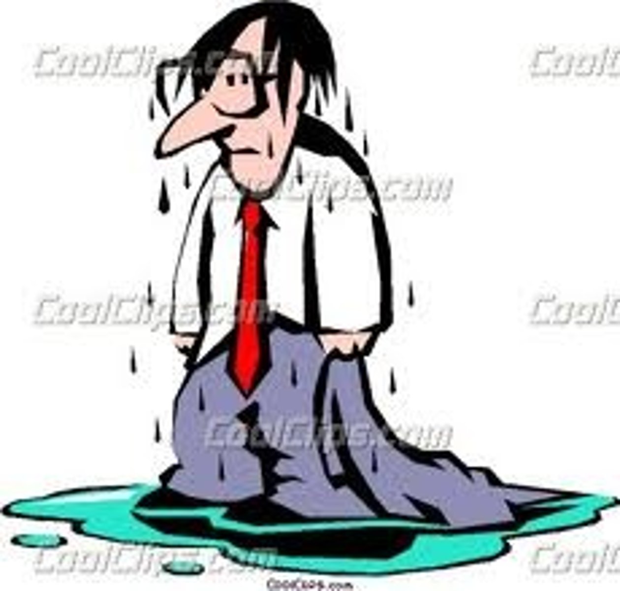<p>completely wet</p>