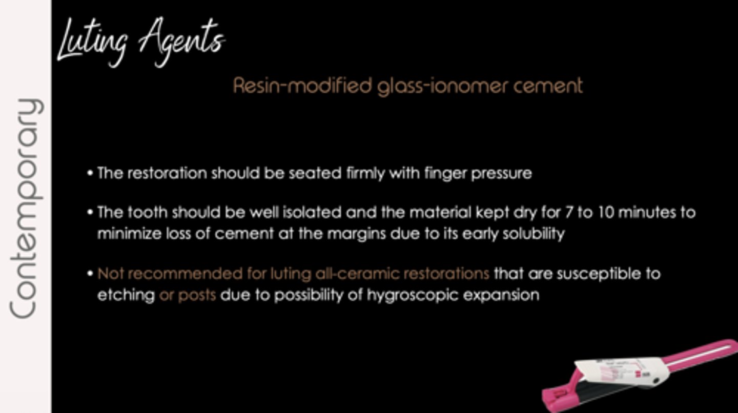 <p>Resin-modified glass-ionomer</p>