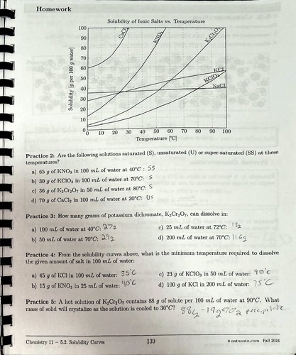 <p>Generally, the solubility of solids in liquids increases with an increase in temperature.</p>